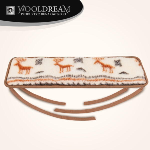Pas lędźwiowy na kręgosłup ocieplający wełniany Wooldream