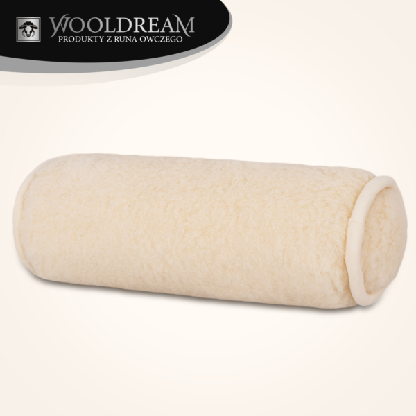 Poduszka wełniana podgłówek wałek pod głowę Wooldream