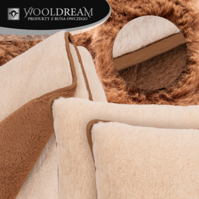 Komplet pościeli (3-częściowy) wełniany z domieszką wełny wielbłądziej Camel Wooldream