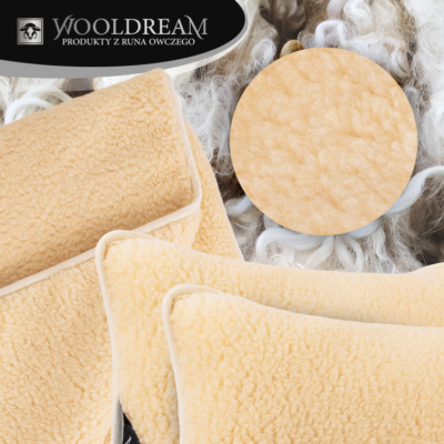 Komplet pościeli (4-częściowy) z wełny owczej Merynos Australijski Tumbler Wooldream