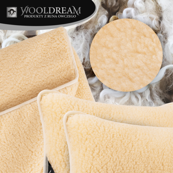 Komplet pościeli (4-częściowy) z wełny owczej Merynos Australijski Tumbler Wooldream