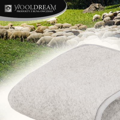 Pas lędźwiowy na kręgosłup ocieplający wełniany Wooldream