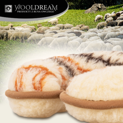 Poduszka wełniana rogal pod głowę Wooldream