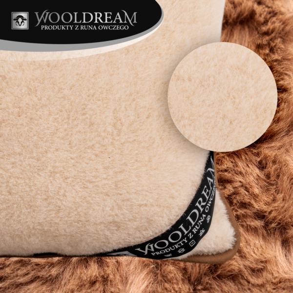 Poduszka wełniana z domieszką wełny wielbłądziej Camel Wooldream
