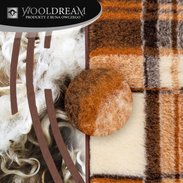 11 Pas lędźwiowy na kręgosłup ocieplający wełniany Wooldream