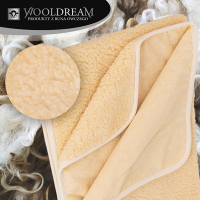 Prześcieradło z wełny owczej Merynos Australijski Tumbler Wooldream