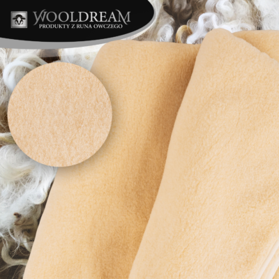 Koc/narzuta z wełny owczej Merynos Australijski Wooldream