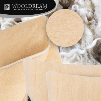Komplet pościeli (3-częściowy) z wełny owczej Merynos Australijski Wooldream
