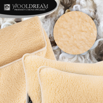 Komplet pościeli (3-częściowy) z wełny owczej Merynos Australijski Tumbler Wooldream