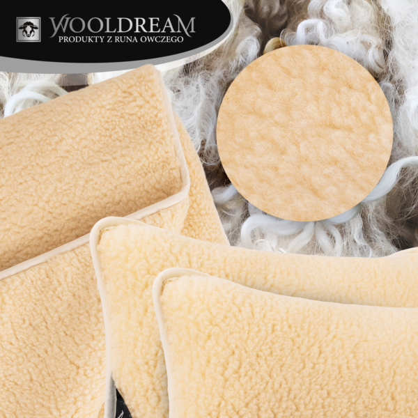 Komplet pościeli (3-częściowy) z wełny owczej Merynos Australijski Tumbler Wooldream