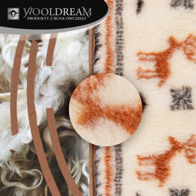 Pas lędźwiowy na kręgosłup ocieplający wełniany Wooldream