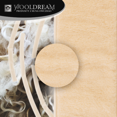 Pas lędźwiowy na kręgosłup ocieplający wełniany Wooldream