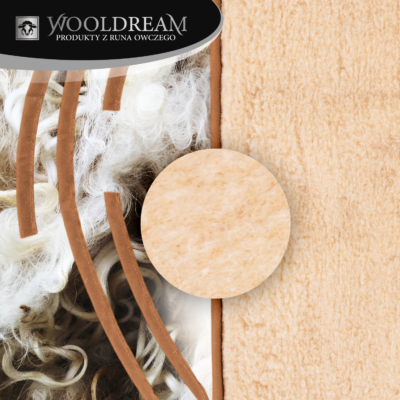 Pas lędźwiowy na kręgosłup ocieplający wełniany Wooldream
