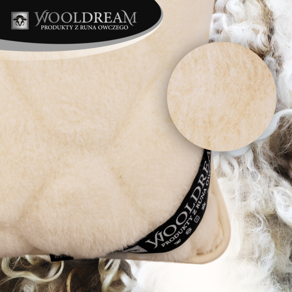 Poduszka wełniana z domieszką wełny kaszmirowej Wooldream