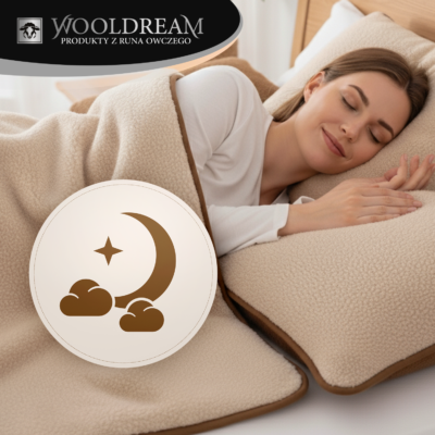 Poduszka wełniana z domieszką wełny wielbłądziej Camel Wooldream