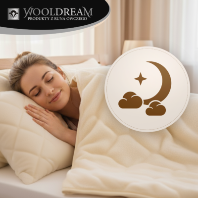Poduszka wełniana z domieszką wełny kaszmirowej Wooldream