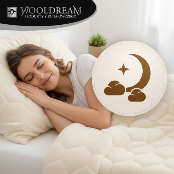 Kołdra wełniana z domieszką wełny kaszmirowej Wooldream