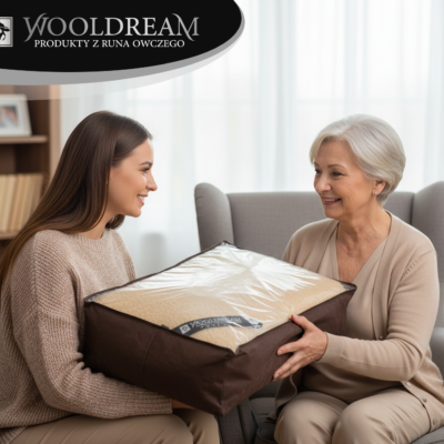 Komplet pościeli (3-częściowy) z wełny owczej Merynos Australijski Tumbler Wooldream