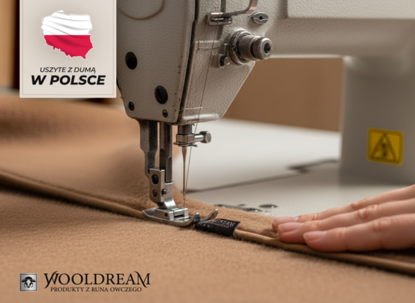 Prześcieradło wełniane z domieszką wełny wielbłądziej Camel Wooldream
