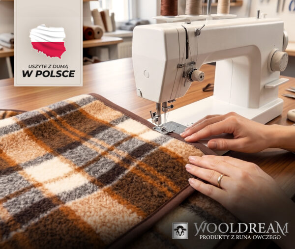 14 Pas lędźwiowy na kręgosłup ocieplający wełniany Wooldream