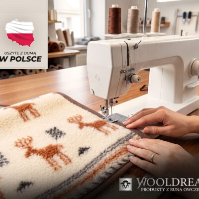 Pas lędźwiowy na kręgosłup ocieplający wełniany Wooldream