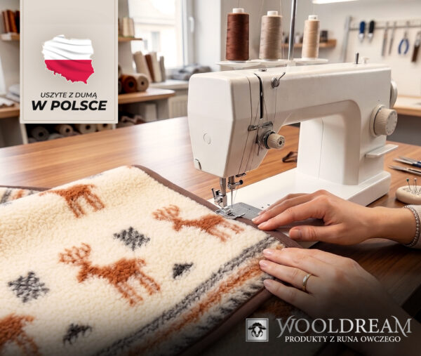 Pas lędźwiowy na kręgosłup ocieplający wełniany Wooldream