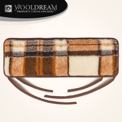2 Pas lędźwiowy na kręgosłup ocieplający wełniany Wooldream