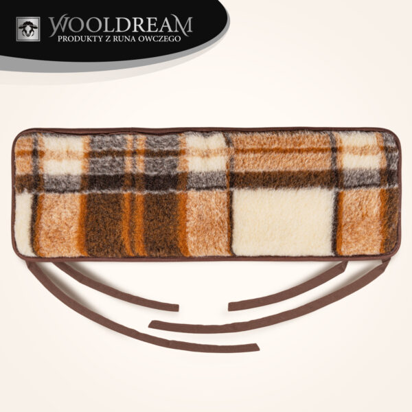 2 Pas lędźwiowy na kręgosłup ocieplający wełniany Wooldream