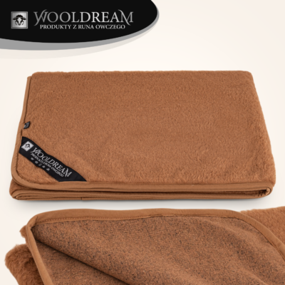 Prześcieradło wełniane z domieszką wełny wielbłądziej Camel Wooldream