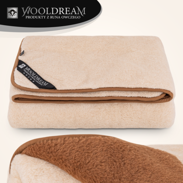 Kołdra wełniana z domieszką wełny wielbłądziej Camel Wooldream