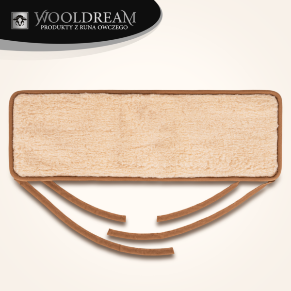 Pas lędźwiowy na kręgosłup ocieplający wełniany Wooldream