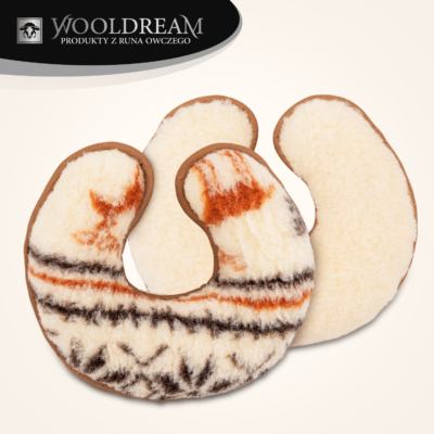 Poduszka wełniana rogal pod głowę Wooldream