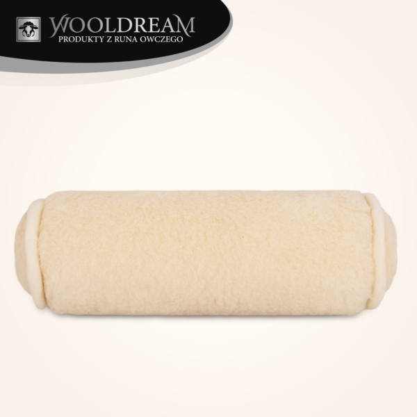 Poduszka wełniana podgłówek wałek pod głowę Wooldream