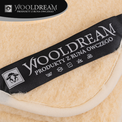 Koc/narzuta z wełny owczej Merynos Australijski Wooldream