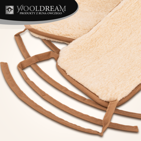 Pas lędźwiowy na kręgosłup ocieplający wełniany Wooldream
