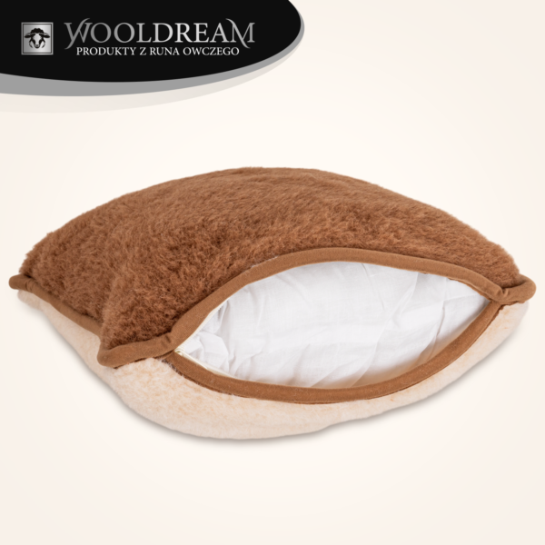 Poduszka wełniana z domieszką wełny wielbłądziej Camel Wooldream