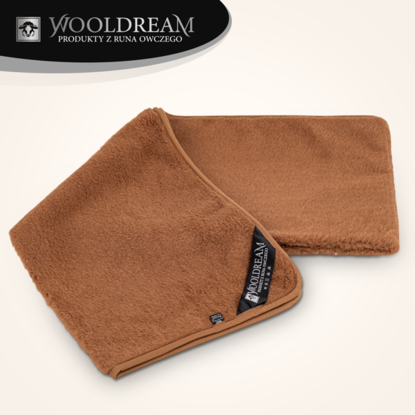 Prześcieradło wełniane z domieszką wełny wielbłądziej Camel Wooldream