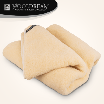 Koc/narzuta z wełny owczej Merynos Australijski Wooldream