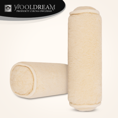 Poduszka wełniana podgłówek wałek pod głowę Wooldream