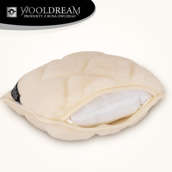 Poduszka wełniana z domieszką wełny kaszmirowej Wooldream
