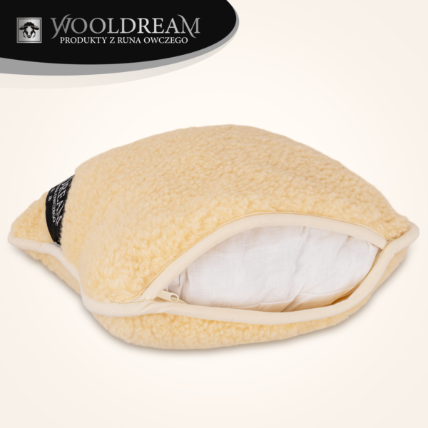 Poduszka z wełny owczej Merynos Australijski Tumbler Wooldream