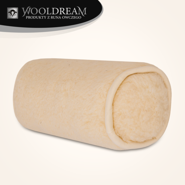 Poduszka wełniana podgłówek wałek pod głowę Wooldream