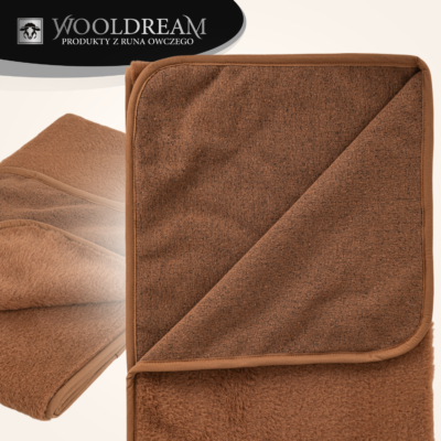 Prześcieradło wełniane z domieszką wełny wielbłądziej Camel Wooldream