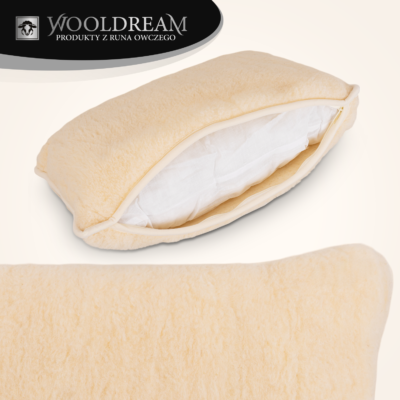 Komplet pościeli (4-częściowy) z wełny owczej Merynos Australijski Wooldream