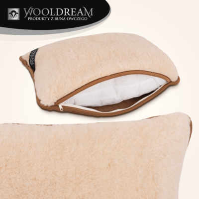 Komplet pościeli (3-częściowy) wełniany z domieszką wełny wielbłądziej Camel Wooldream