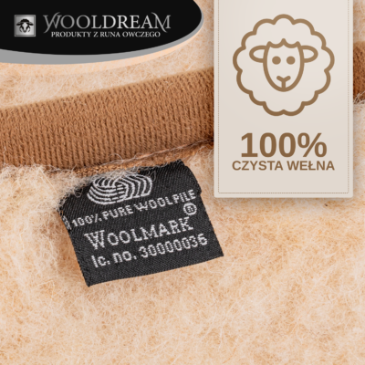 Poduszka/siedzisko na krzesło z wełny owczej Wooldream