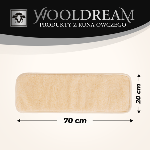Pas lędźwiowy na kręgosłup ocieplający wełniany Wooldream
