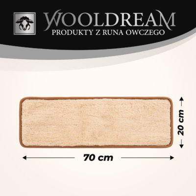 Pas lędźwiowy na kręgosłup ocieplający wełniany Wooldream