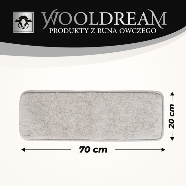 Pas lędźwiowy na kręgosłup ocieplający wełniany Wooldream