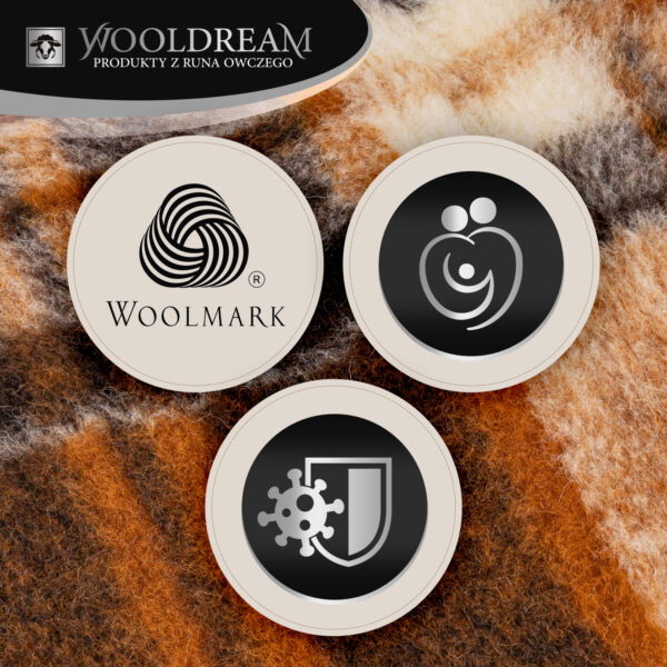 9 Pas lędźwiowy na kręgosłup ocieplający wełniany Wooldream